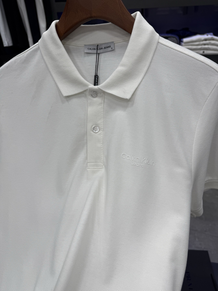 Calvin Klein Premium Beyaz Polo Yaka