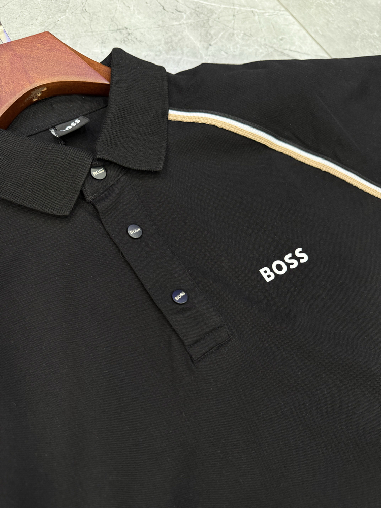 Boss Premium Siyah Polo Yaka