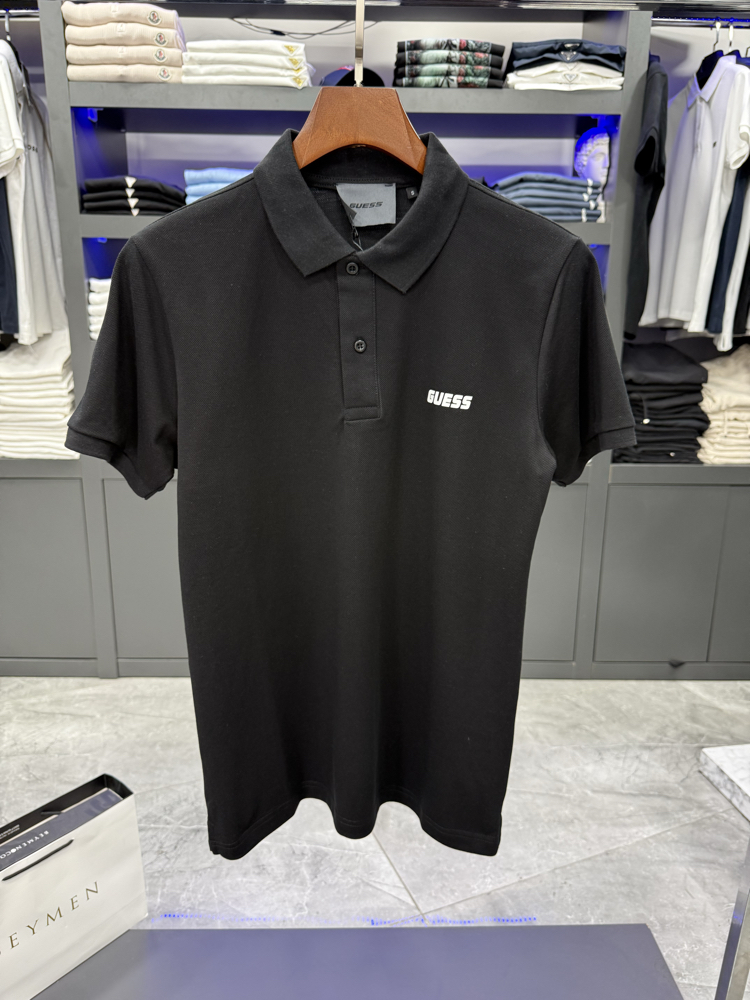 Guess Premium Polo Yaka Siyah