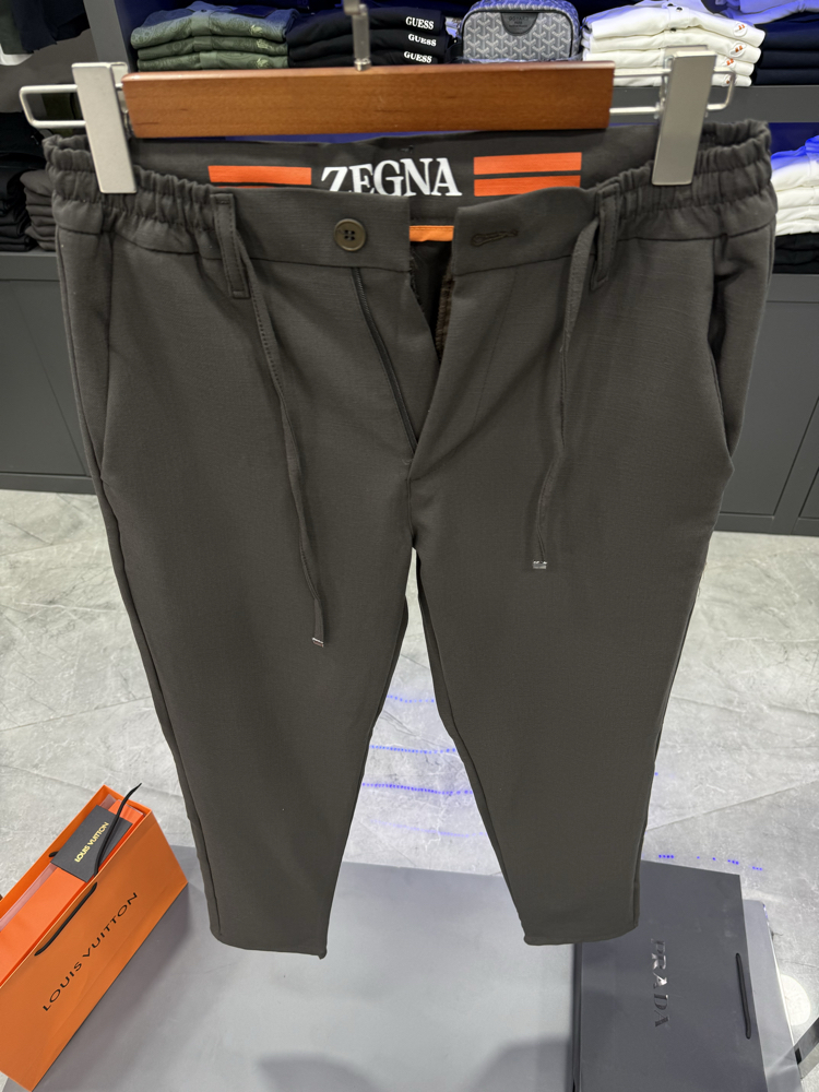 Zegna Premium Gabardin Jogger -Hâki