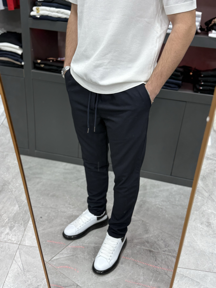 Zara Model Duble Paça VİP Jogger -Lacivert