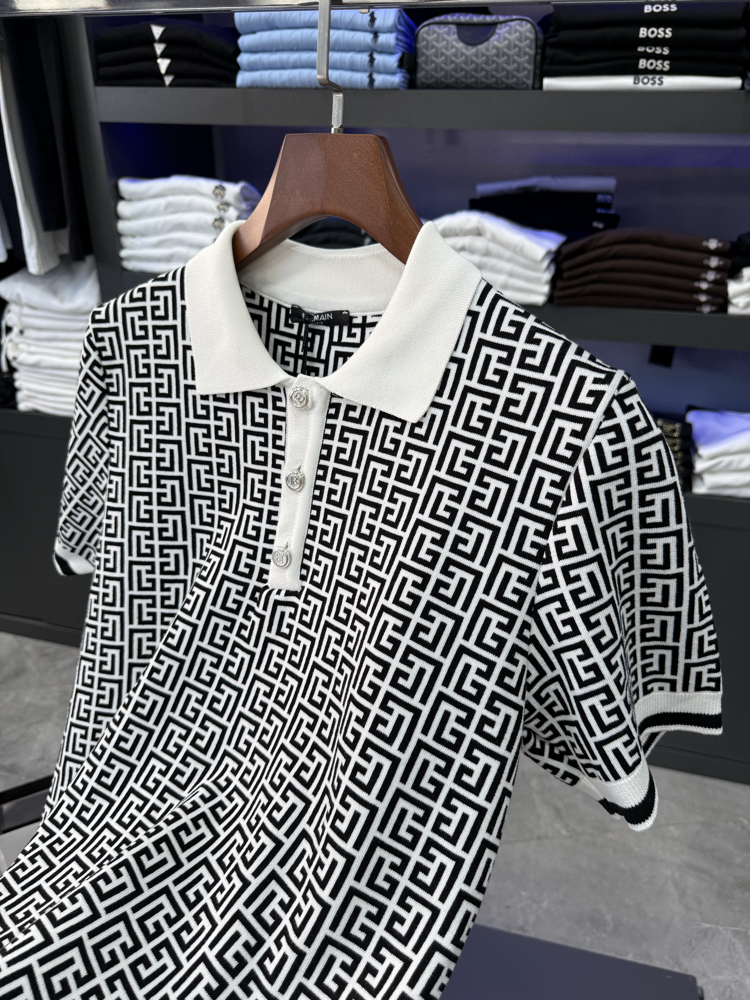 Balmain Paris Premium Triko Polo Yaka