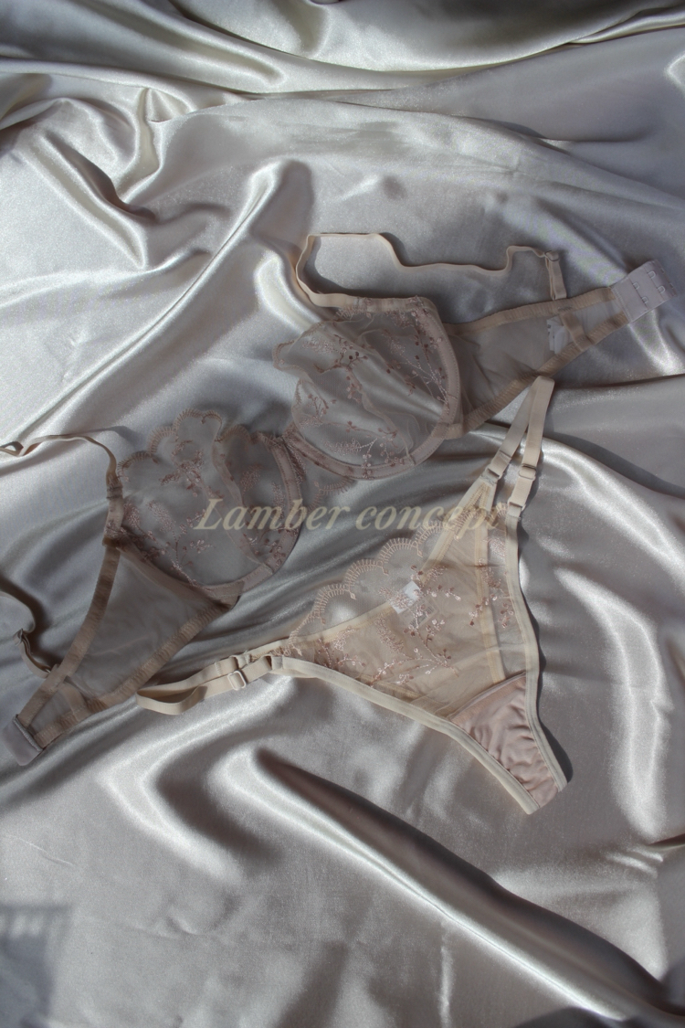 Powder Pink Spring Bra Set