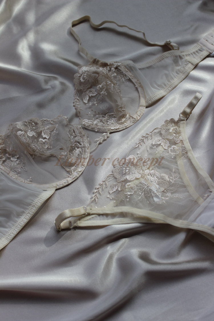 Vintage Rose Bra Set