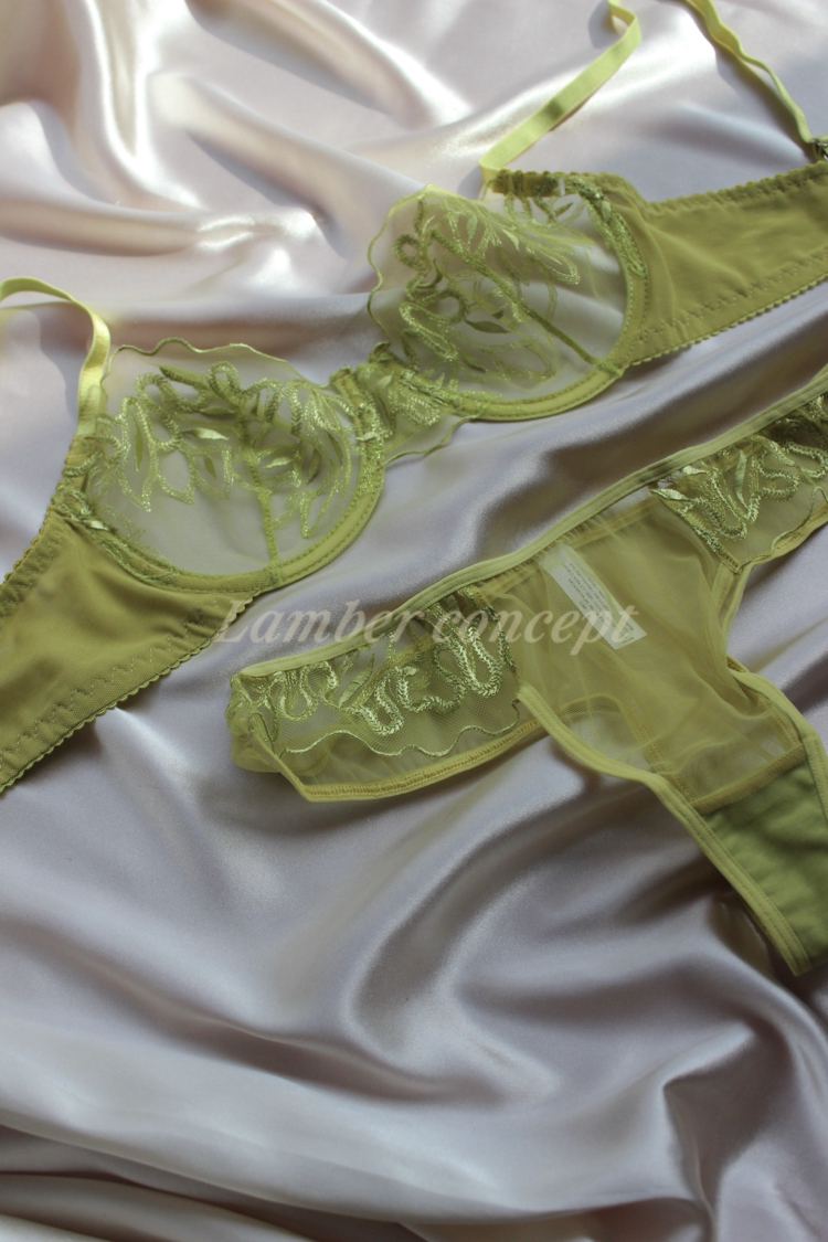 Grenny Plum Bra Set
