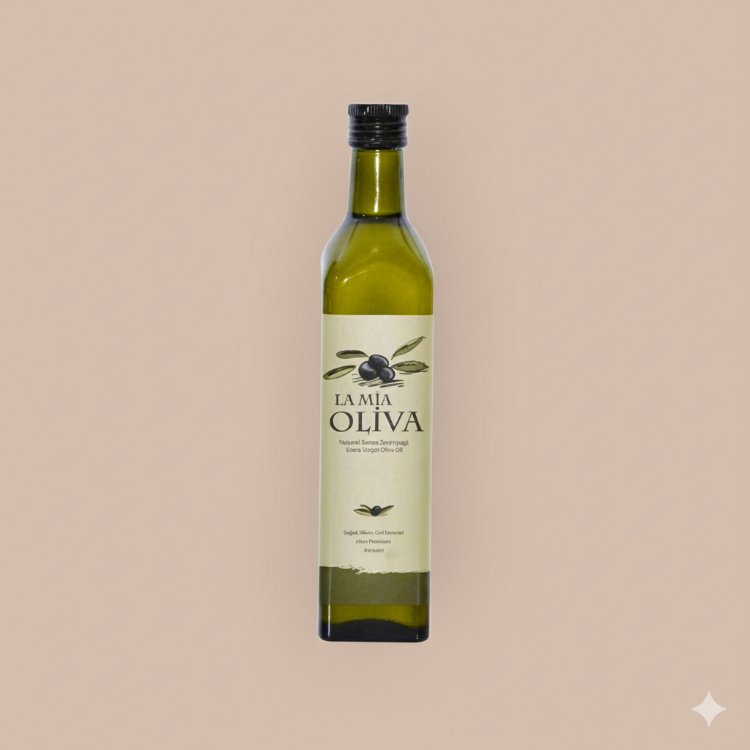 La Mia Oliva – Soğuk Sıkım Ayvalık Zeytinyağı | Naturel Sızma | Cam Şişe 500 ml