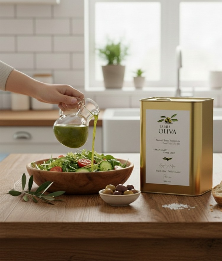 La Mia Oliva | Erken Hasat Soğuk Sıkım Naturel Sızma Zeytinyağı - 2 Litre (2025-2026 Hasadı)