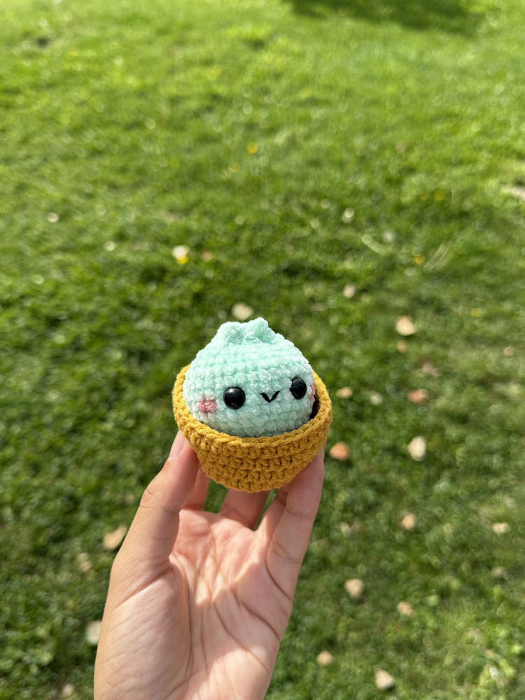 Yeşil Dumpling Kadife