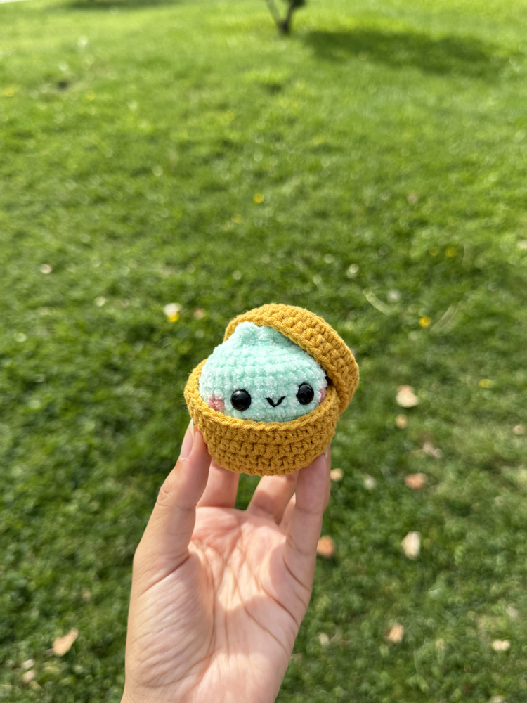Yeşil Dumpling Kadife