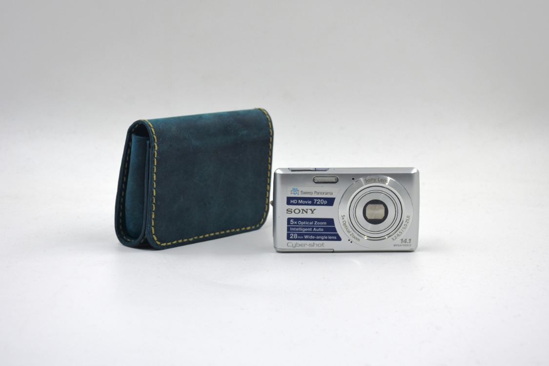 SONY Cyber-shot DSC-W620 Dijital Fotoğraf Makinesi ve Warg Leather Deri Kılıf