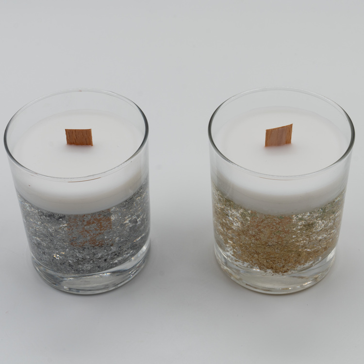 Silver - Gold Jel Mum 2’li Set