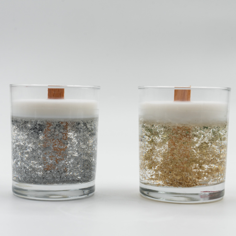 Silver - Gold Jel Mum 2’li Set