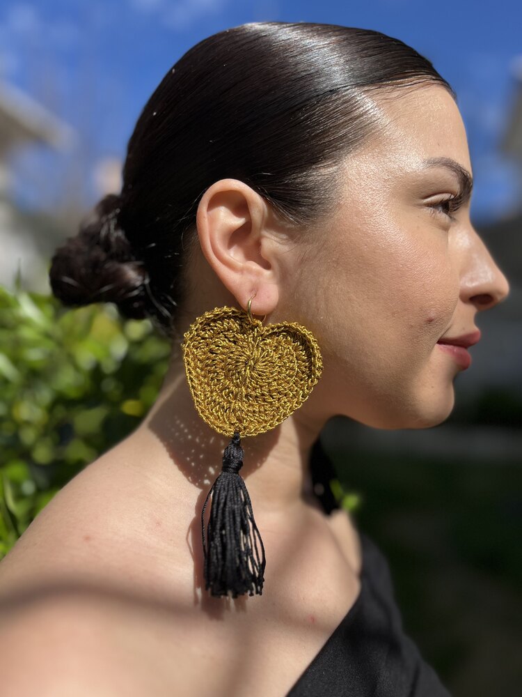 Golden Heart Küpe
