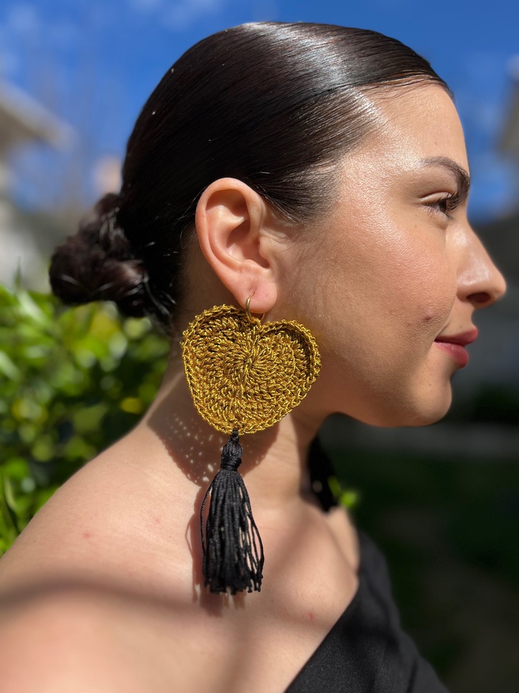 Golden Heart Küpe