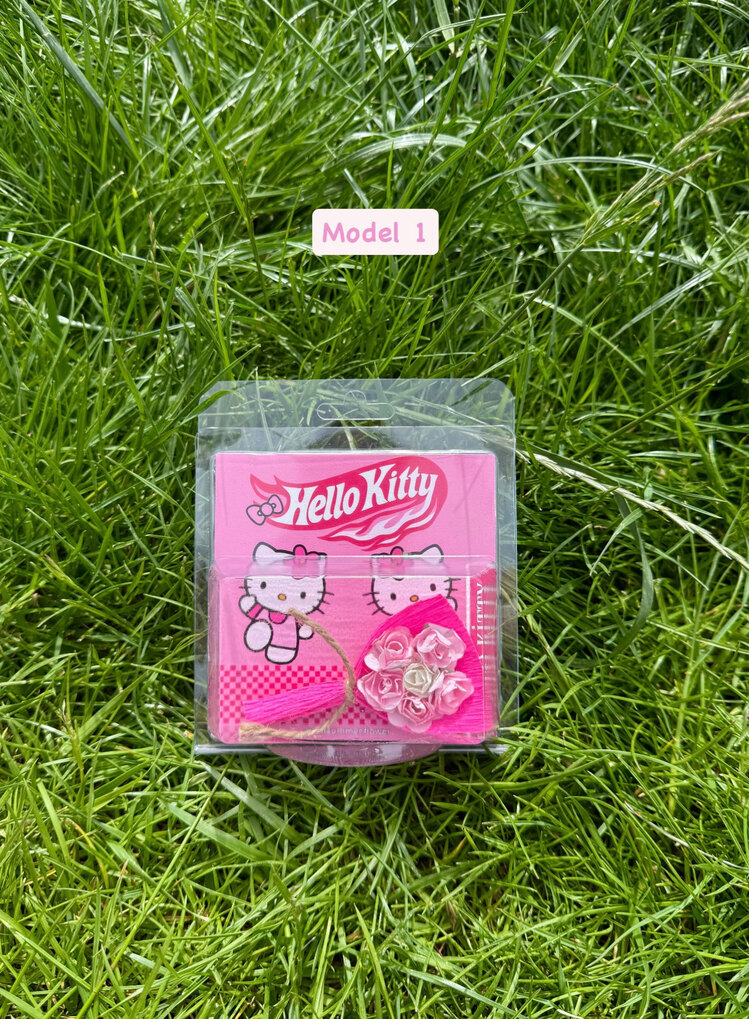 HELLO KİTTY HOTWHEELS Özel Tasarım Çiçek