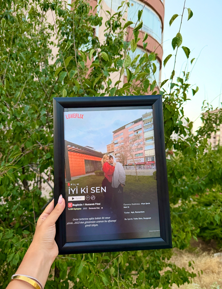 Kişiye Özel LoveFlix Tablo 