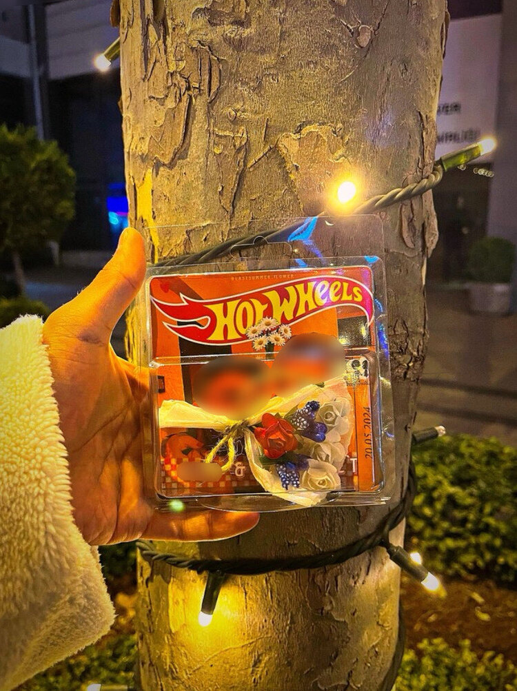 KİŞİYE ÖZEL TASARIM HOT WHEELS Çiçek 