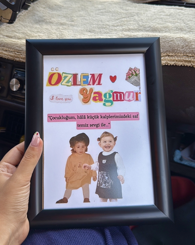 Kişiye Özel Yakın Arkadaş Tablo 