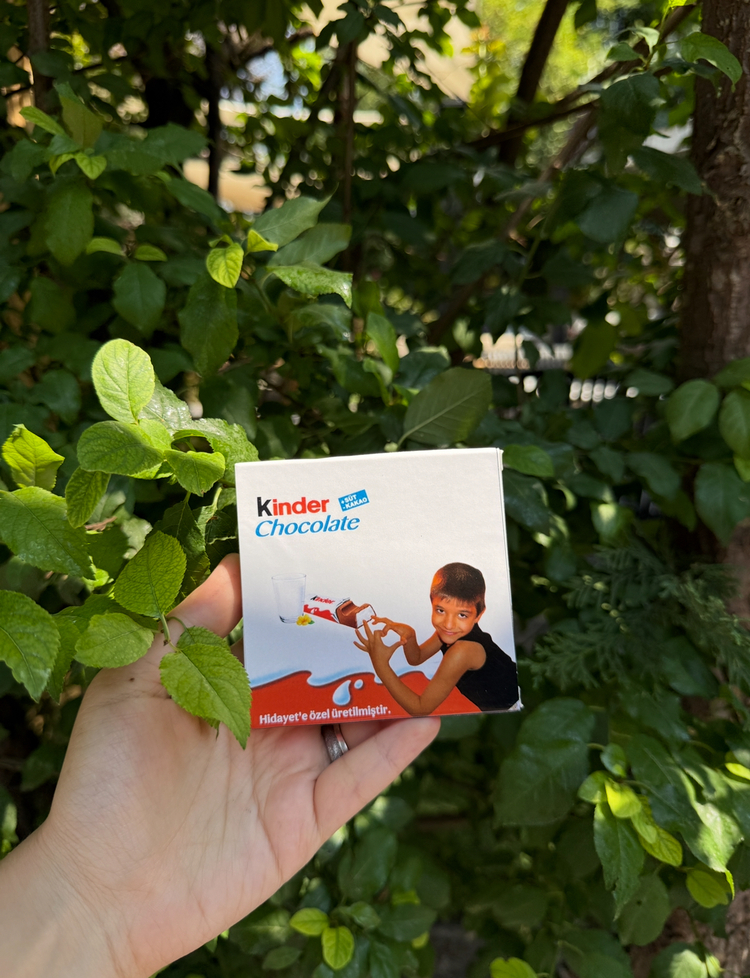 Kişiye Özel Kinder Çikolata ( Açıklamayı Okuyunuz) 