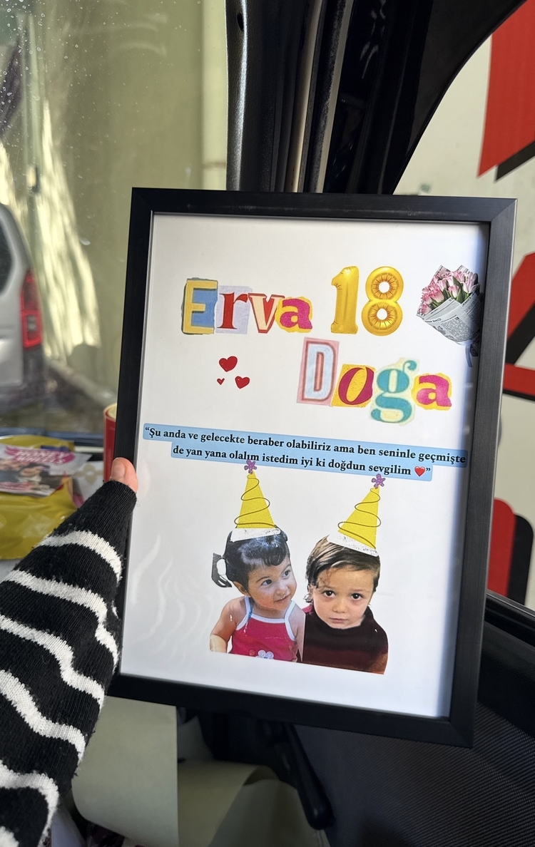 Kişiye Özel Çocukluk Tablosu Model 6