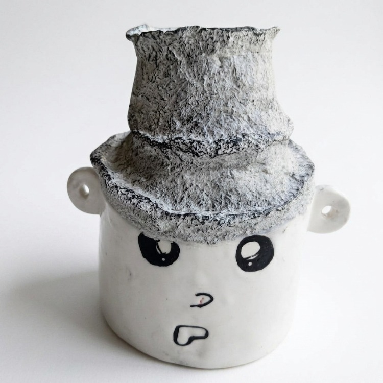 Seramik Mix Paper Clay Vazo