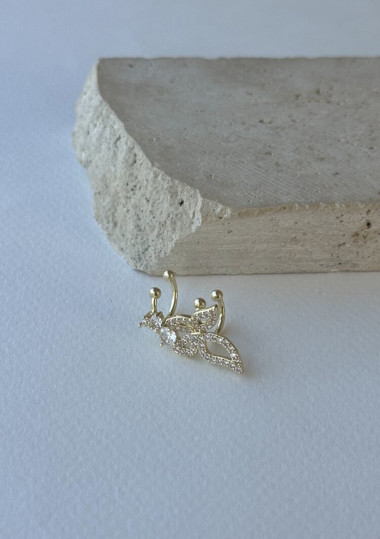Özel Seri | Butterfly Earcuff/Kıkırdak Küpe