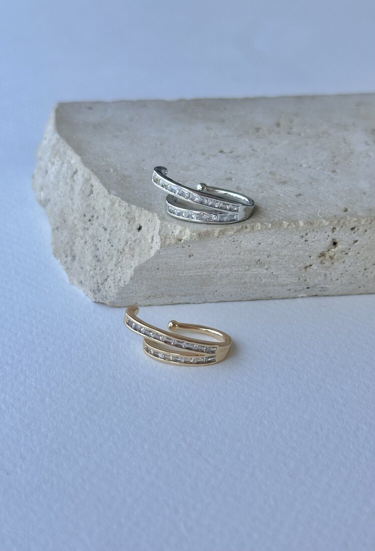 Özel Seri | Çift Sıra Earcuff/Kıkırdak Küpe