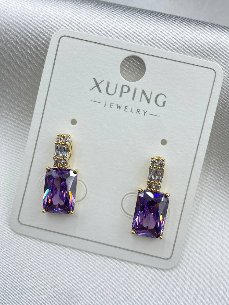 Xuping Küpe (Mor)