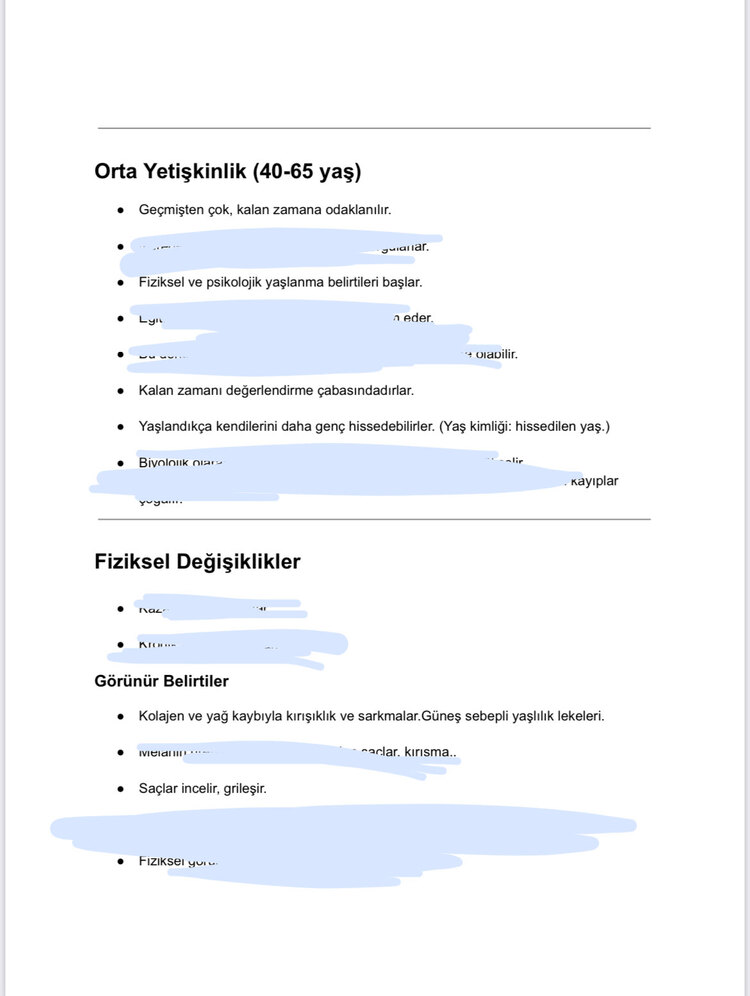 Gelişim Psikolojisi Final