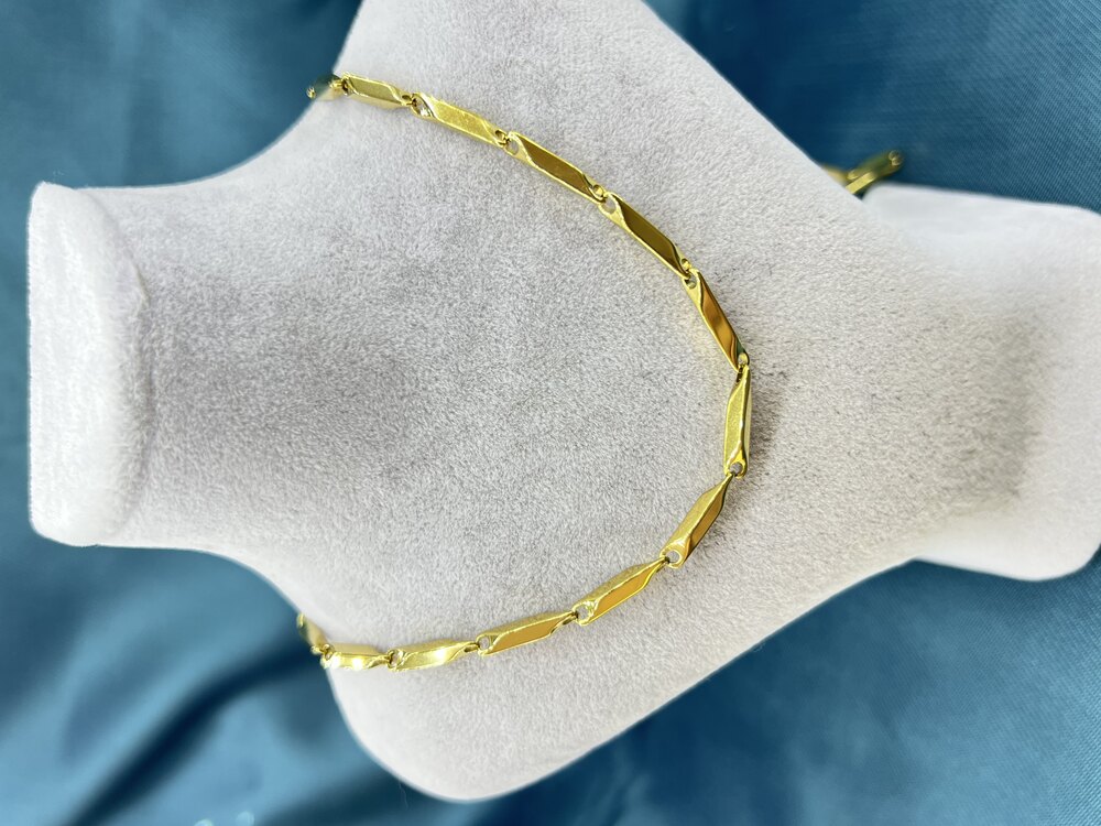 Erkek Gold 60 cm Uzunluğunda Çelik Zincir Kolye