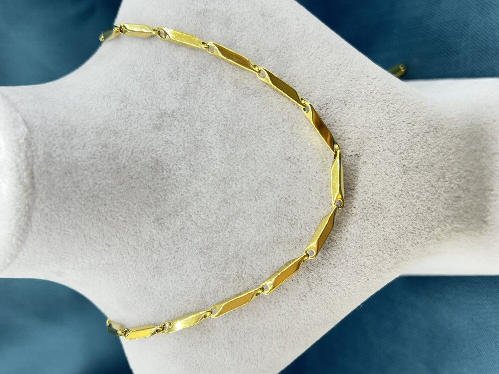 Erkek Gold 60 cm Uzunluğunda Çelik Zincir Kolye