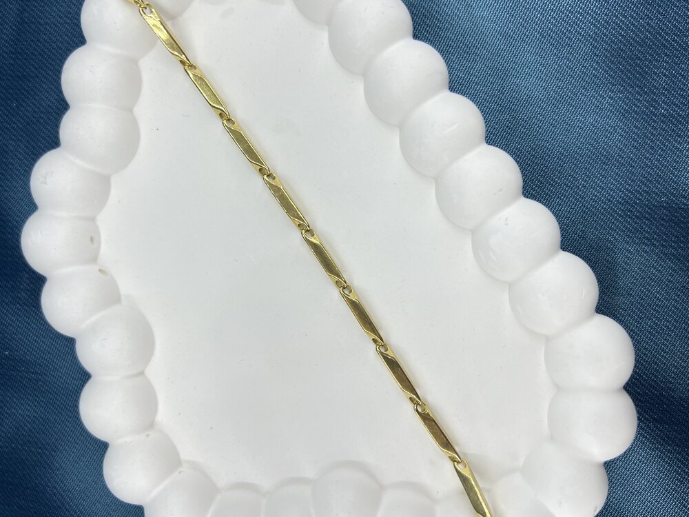 Erkek Gold 21 cm Uzunluğunda Çelik Bileklik