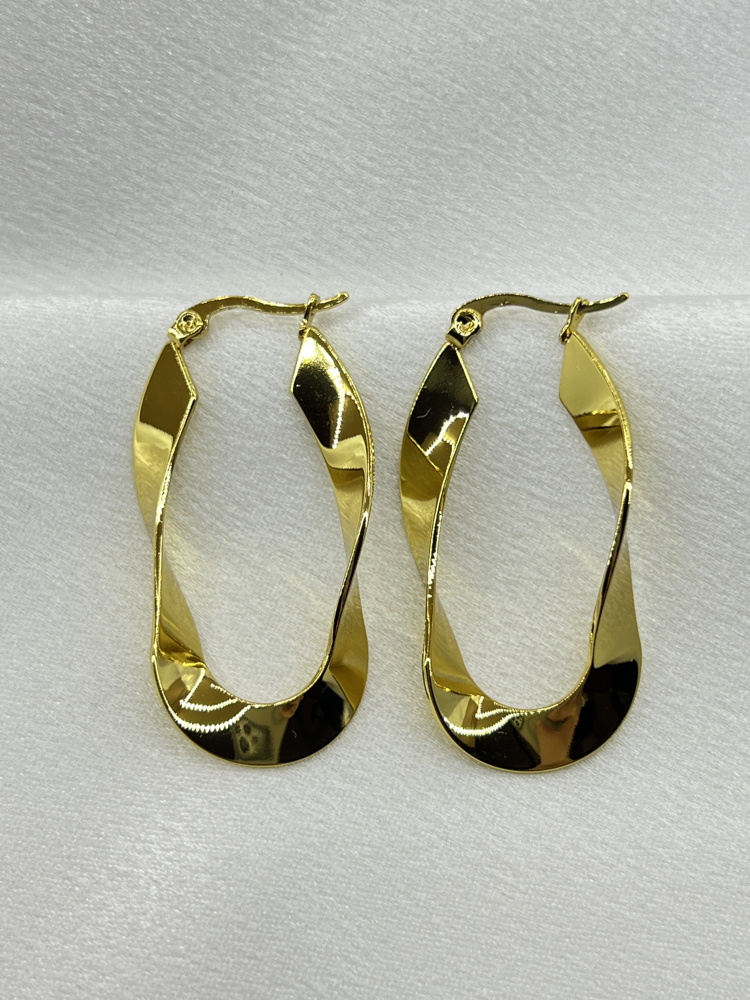 Gold Marka Muadili Çelik Küpe 
