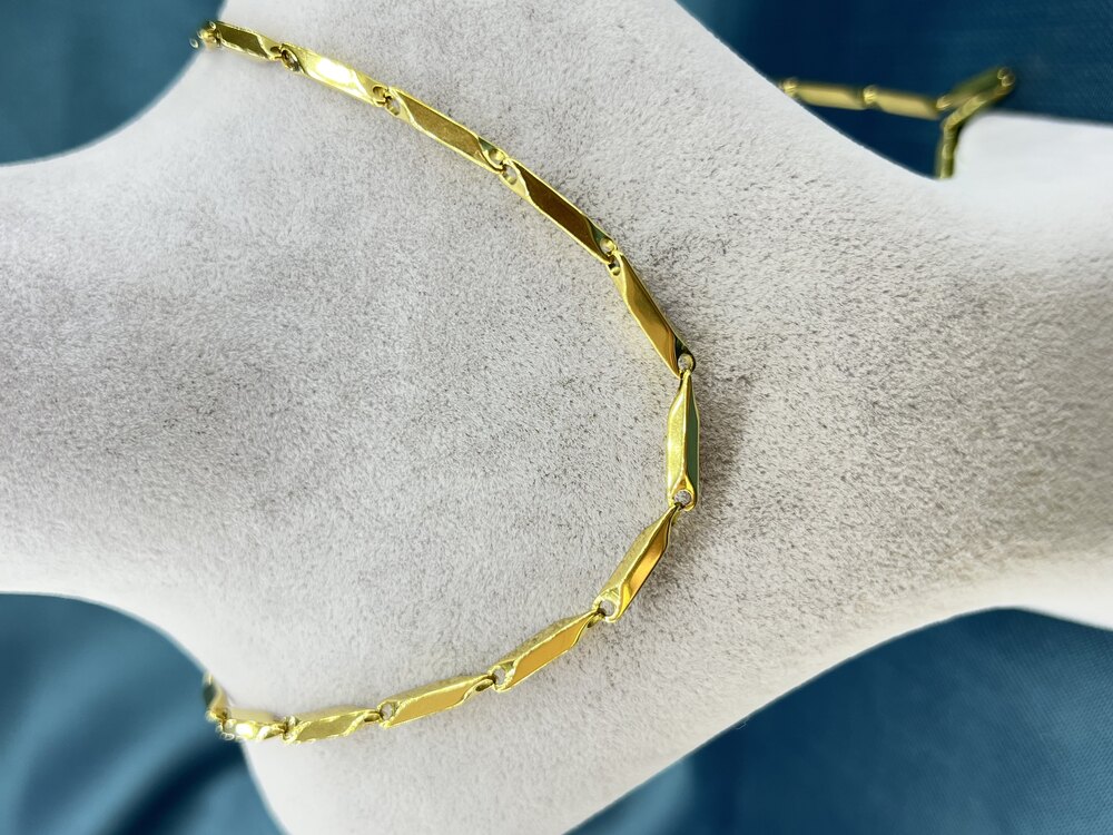 Erkek Gold 60 cm Uzunluğunda Çelik Zincir Kolye