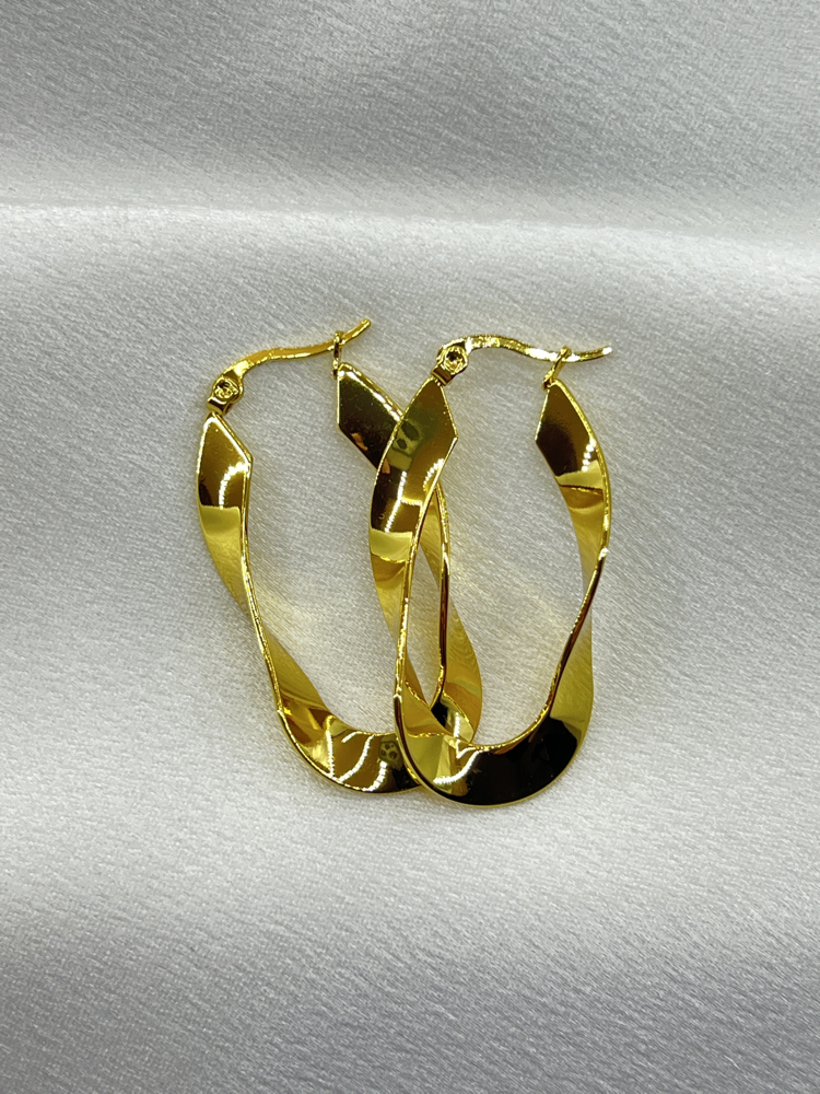 Gold Marka Muadili Çelik Küpe 