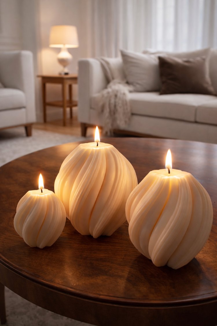 Spiral mum 3 ' lü set (Büyük- orta - küçük)