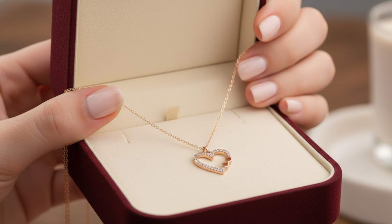Lavoggue Lumière Infinity Heart Necklace