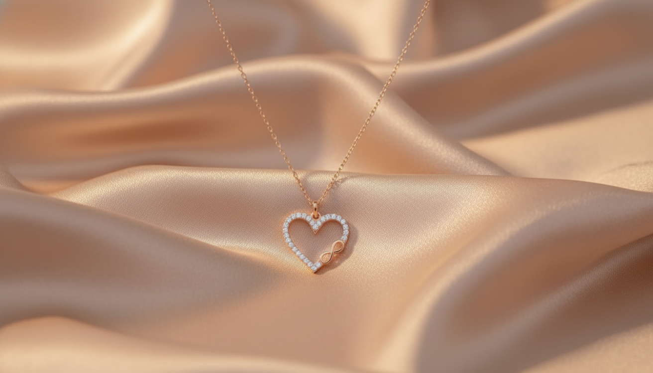 Lavoggue Lumière Infinity Heart Necklace