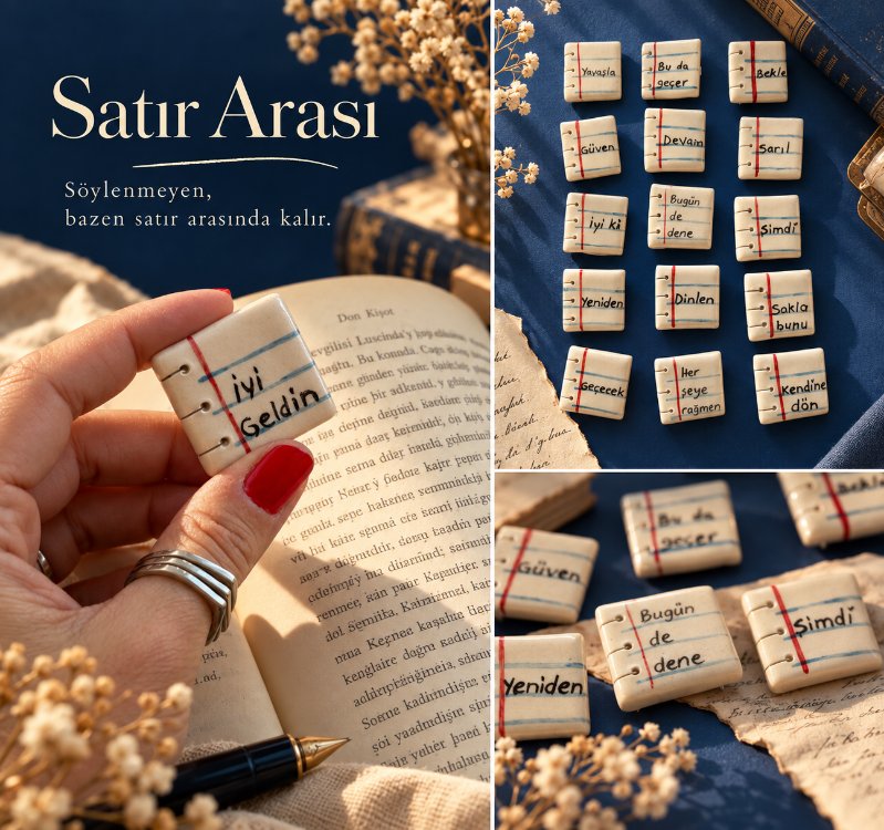 Satır Arası Mesajlı Broş