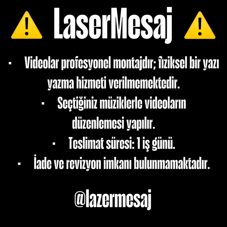 TIMES SQUARE MEYDAN FOTOĞRAF + LAZER MESAJ MONTAJ VİDEO