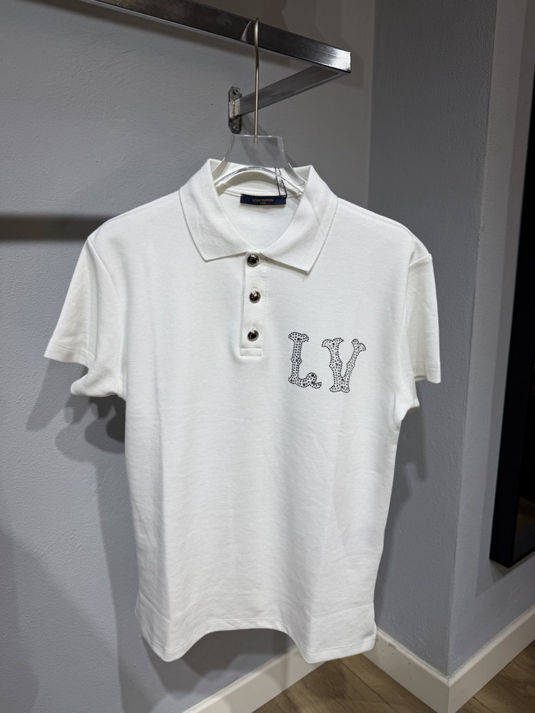 Louis Vuitton Taşlı Polo Yaka