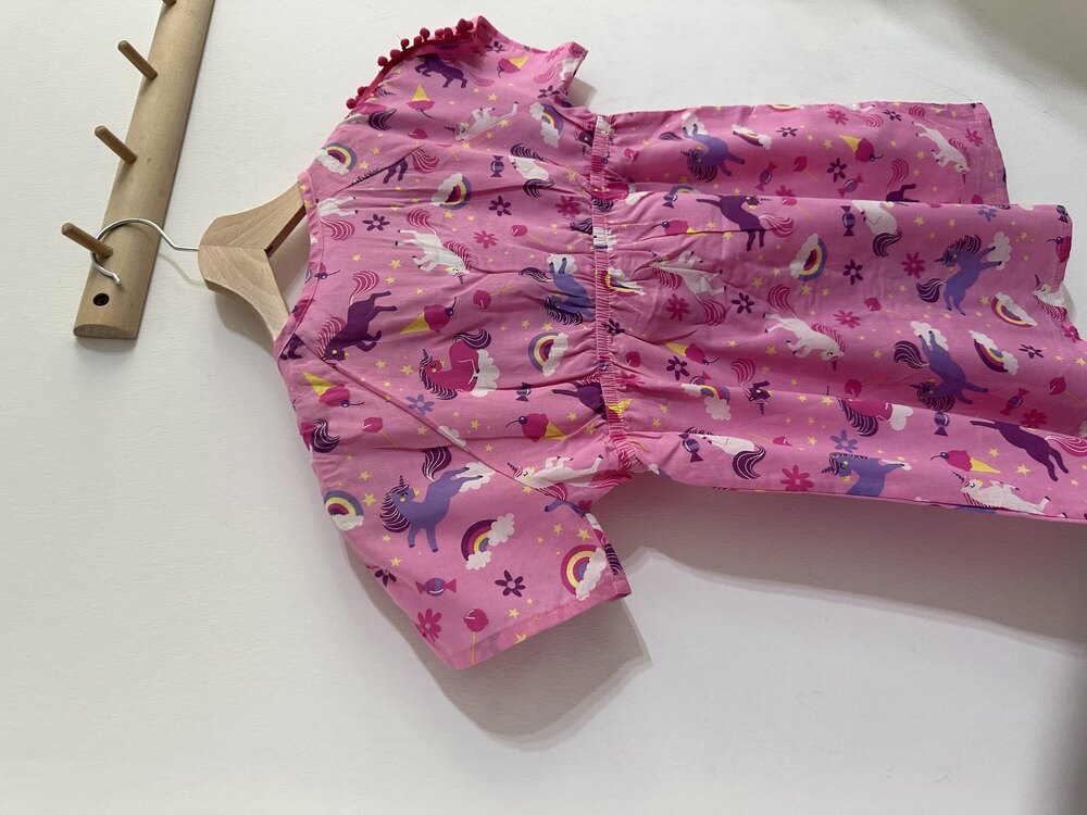Penti unicorn çocuk plaj panco kimono 