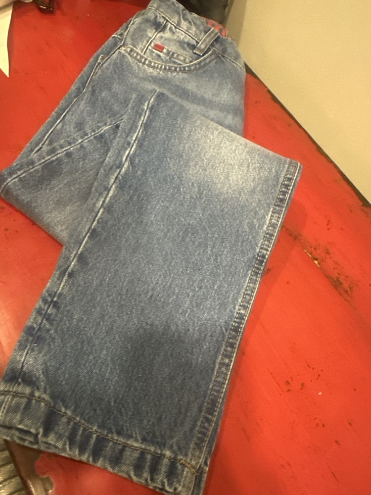 HB red logo erkek çocuk kot pantolon
