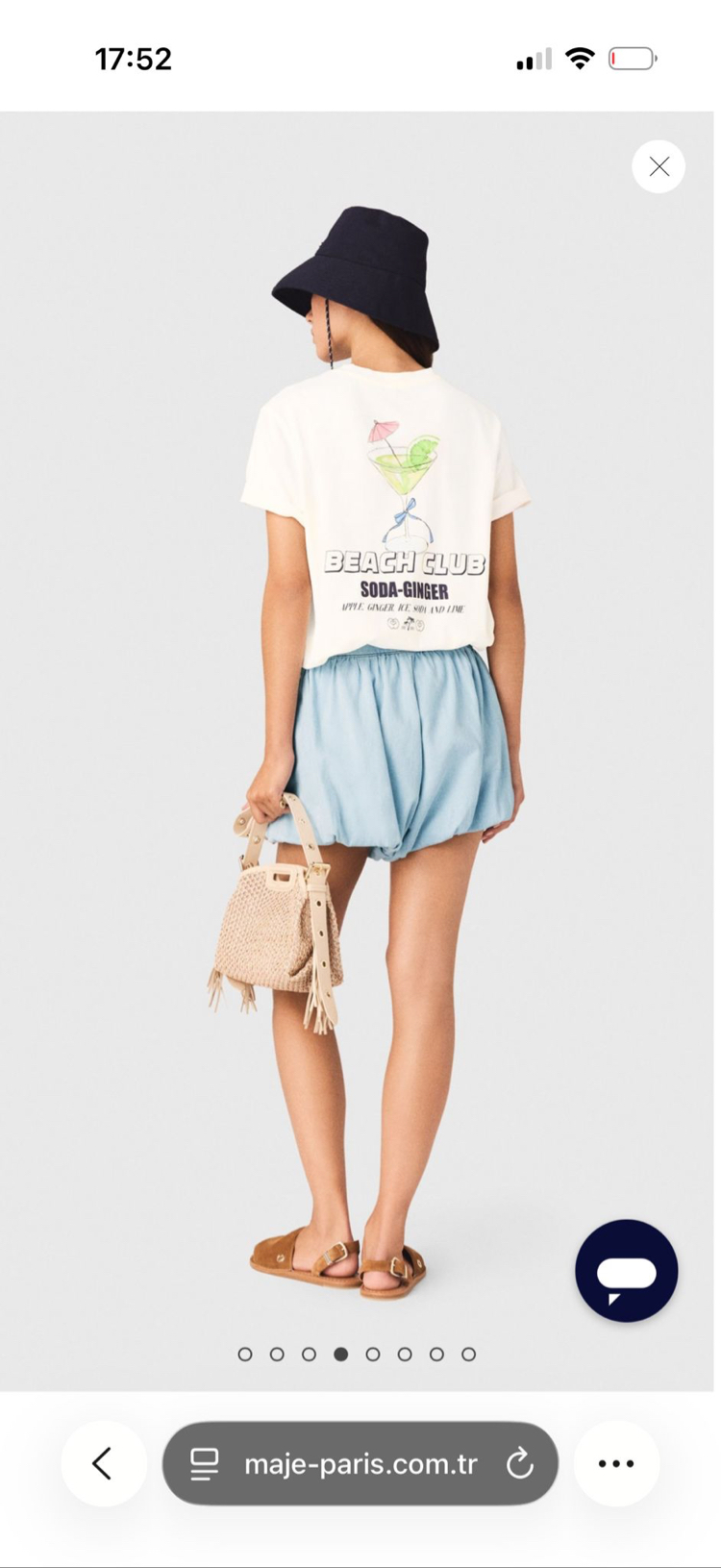 Maje Paris vacanze Kadin Tshirt