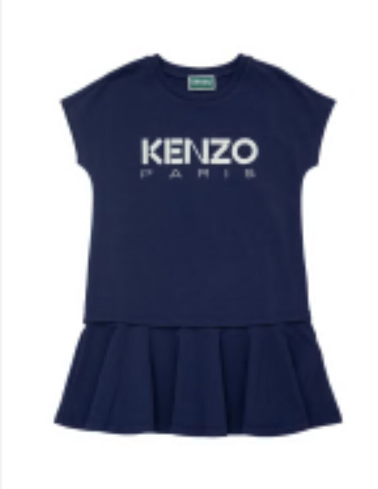 Kenzo lacivert kİz cocuk elbise