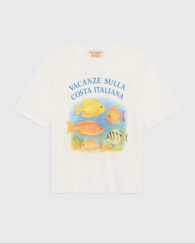 Maje fish Kadin Tshirt