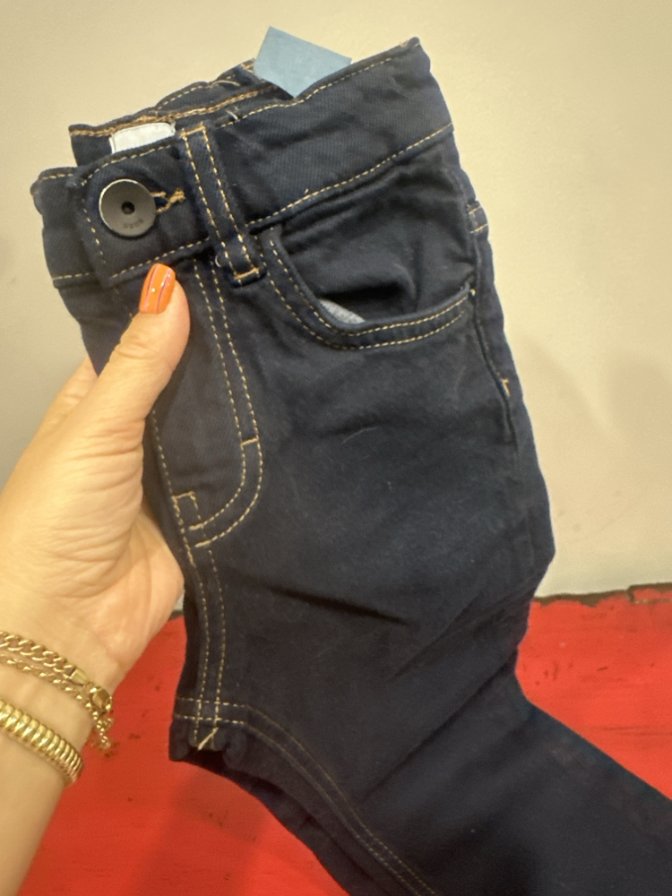 HB dark indigo erkek çocuk kot pantolon
