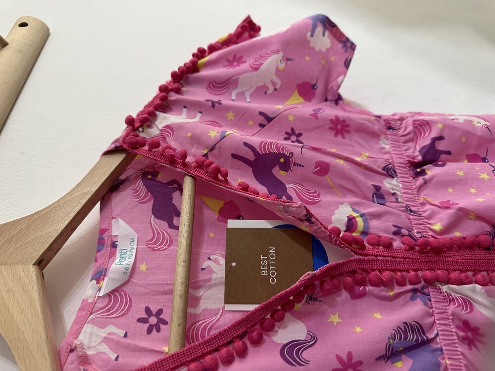 Penti unicorn çocuk plaj panco kimono 