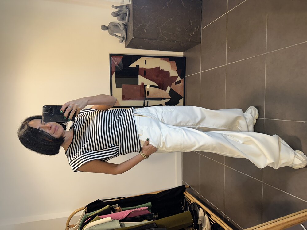 Max&Co beyaz kadin jean pantolon
