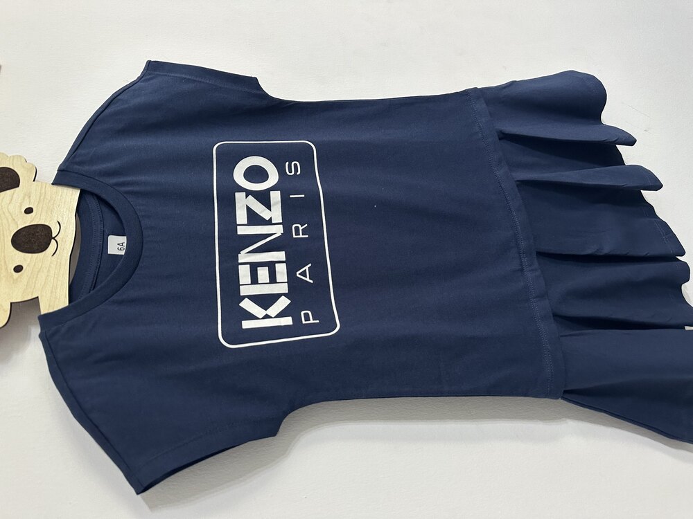Kenzo lacivert kİz cocuk elbise